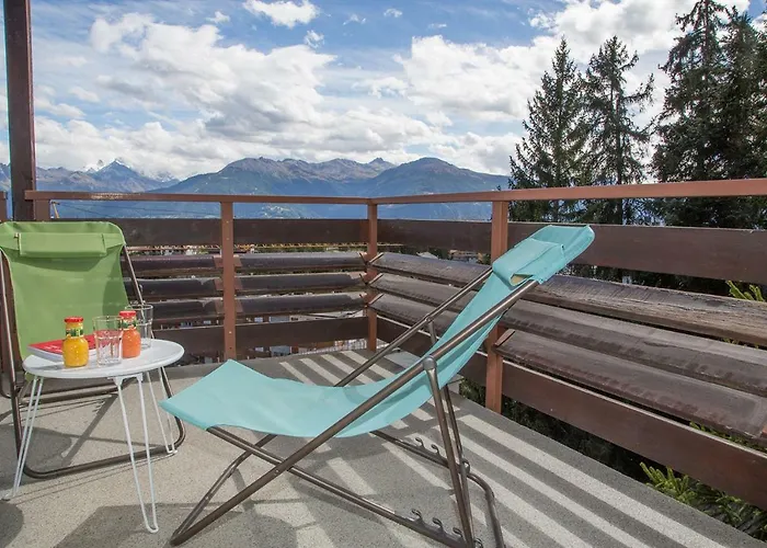 公寓 La Marmotte, Au Coeur Du Village De Crans, Proche Du Telecabine Cry D'er 克莱恩 蒙塔纳